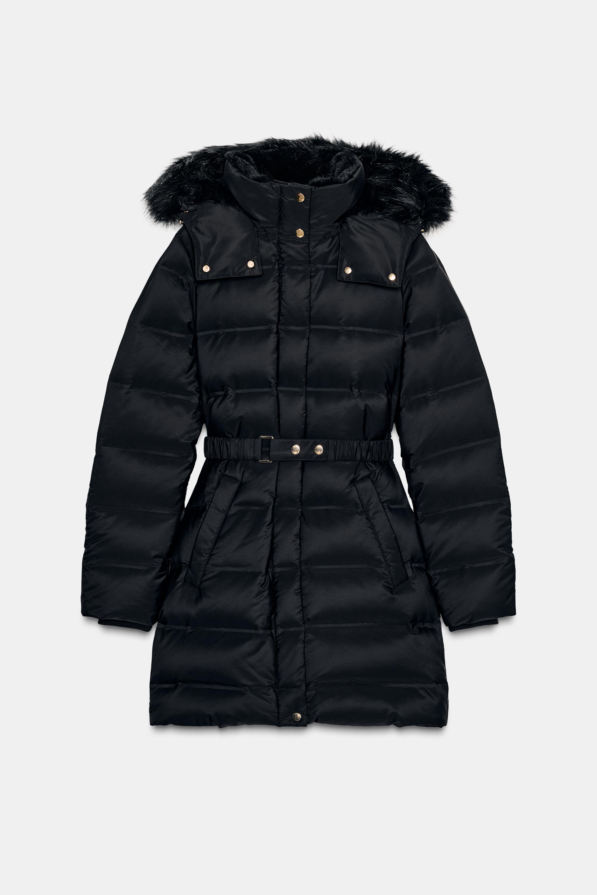 WATER REPELLENT WINDPROOF DOWN COAT WITH HOODIE